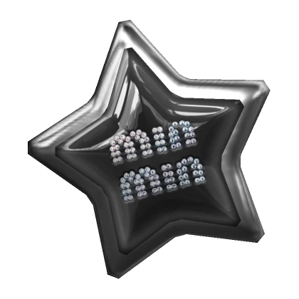 Y2K Shiny Designer Star Hairclip