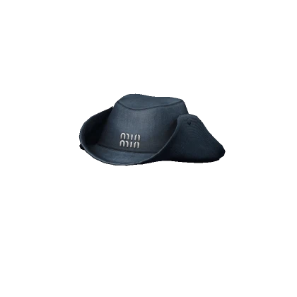 Denim Miu Cowboy Hat