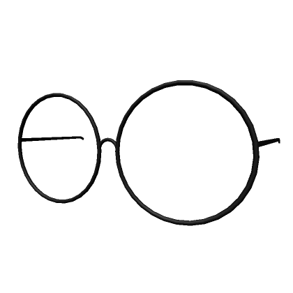 Low round glasses in black