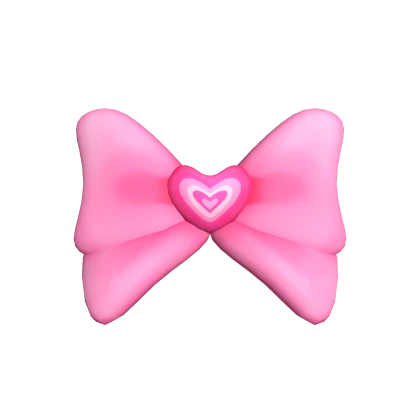 Preppy pink bow