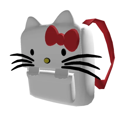 Cute Kitty Backpack Red 3.0