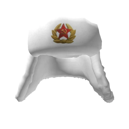 White Soviet Ushanka [ Cheap ]