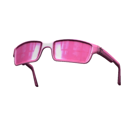 raised pink glasses y2k style