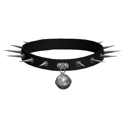 Spiked Bell Choker Black 1.0