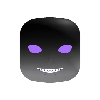 Grinning Purple Glowing Demon Eyes