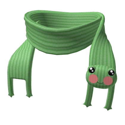 🍀Kawaii Comfy Frog Scarf