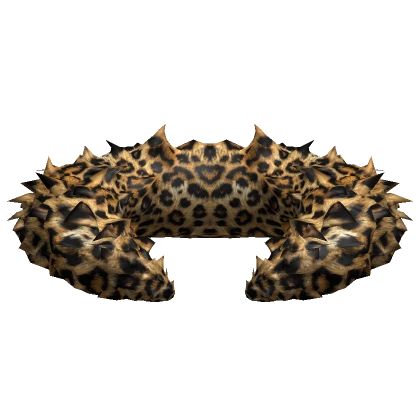 [3.0] Brown Leopard Fur Collar