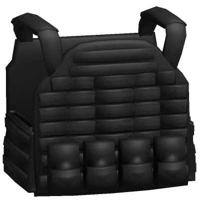 black tactical vest