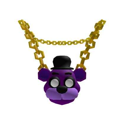 Purple Freddy Bear Chain