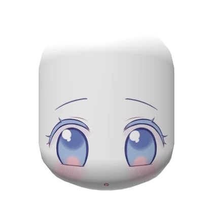 Confused Cute Pastel Eyes - Blue