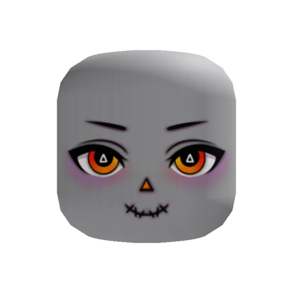 Zombie Face Recolorable - Halloween