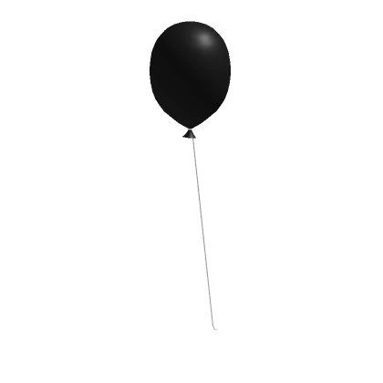 Holdable Black Balloon