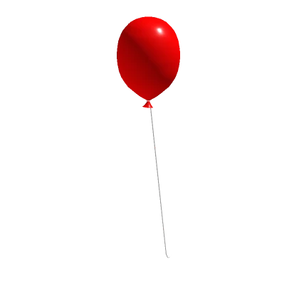 Holdable WE ALL FLOAT Red Balloon