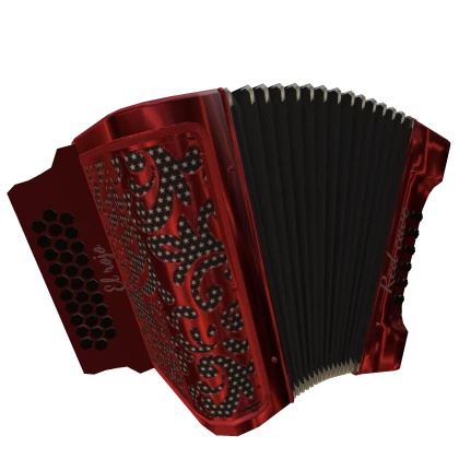 red accordion