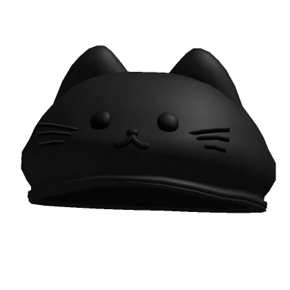 ♡ cute kitty black beret