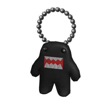 Black domo keychain