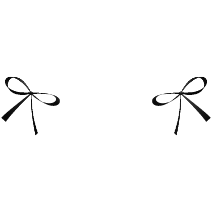 † adorable black ribbons