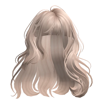 Adorable Long Wavy Hair(Platinum Blonde)