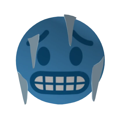 Cold Face Emoji Mask