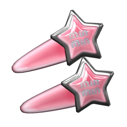 Multiple Y2K Designer Clips (Pink)