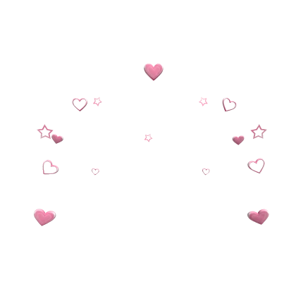 Pink Preppy Heart Aura