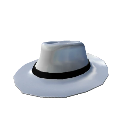 Luxury Silver Fedora