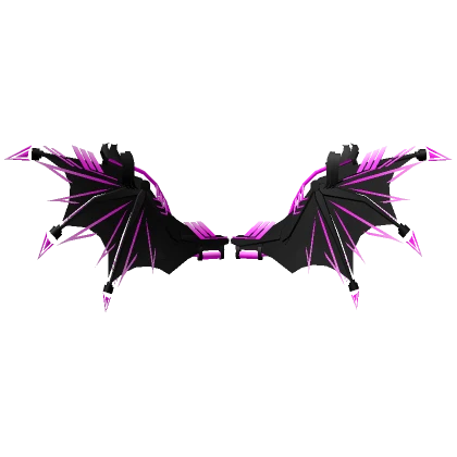 Pink Cyber Bat Battle Wings