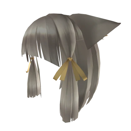 Anime Bob Cut Silver Cat Girl Nia Xenoblade Hair