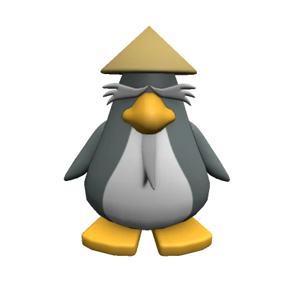 Comically Wise Penguin