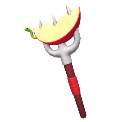 Red Apple on a Pitchfork