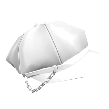  Y2K Chain Cap white