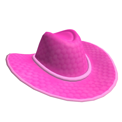 Pink Cow Girl Hat