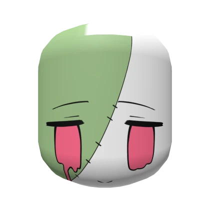 Zombie Girl Pink Melting Eyes