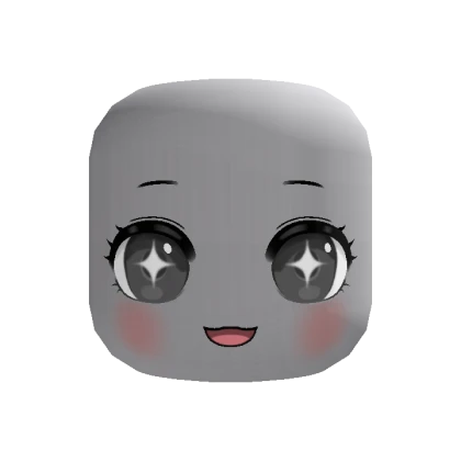 🍀Animated Happy Star Eyes Face (Black)