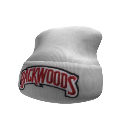 White BackWood Beanie