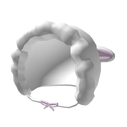 ♡ adorable white lamb hat