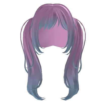 Pink and Blue Ice cream Hair