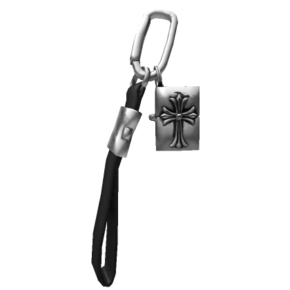 Chrome Cross Lighter Keychain