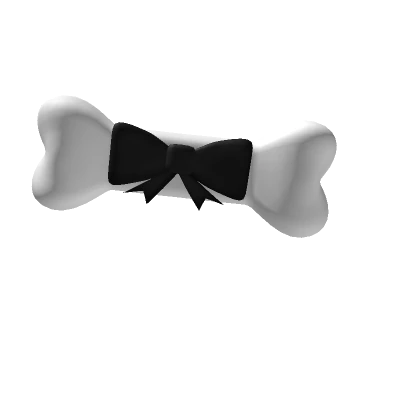 ɞ | cute black bow dog bone hairclip