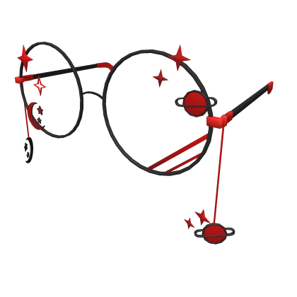 Planetary Red Moon Glasses
