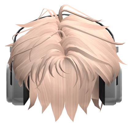 Short Stylish Hair w/ Headphones in Blonde