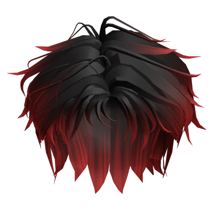 Short Stylish Hair in Black&Red