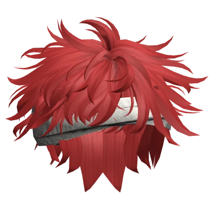Super Messy Wolf Cut w/ Bandages in Red