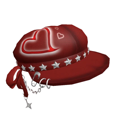 Y2k Valentines Sweetsoul Beret (Red)