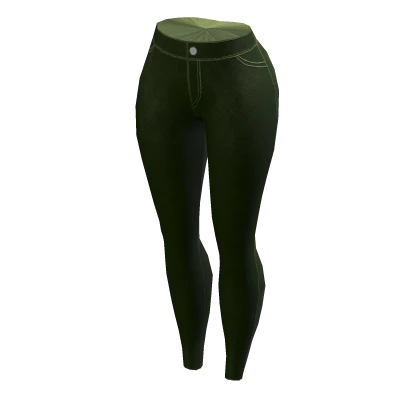 Dark Green Skinny Jeans