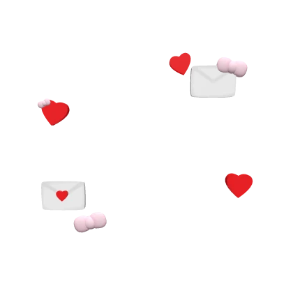 ୨୧ 🍫💝 valentines heart letter filter aura (red)