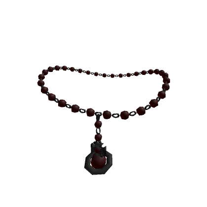 Dark Red v2 Pearl Orb Head Circlet