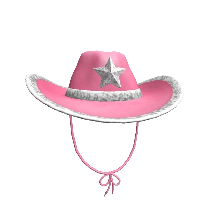 Preppy Pink Cowboy Hat