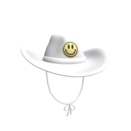 Preppy Smile Cowboy White