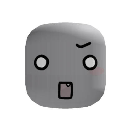 Recolorable Shocked Astonished Blushing Face